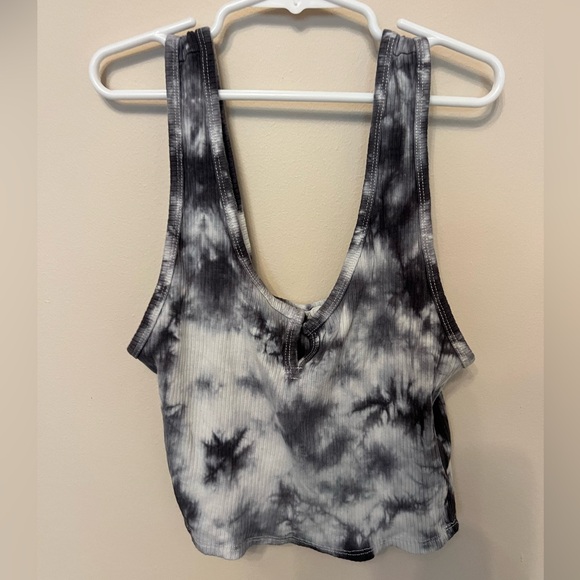 Garage Black and White Tie Dye Tank Top Size Small - Picture 1 of 2